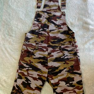 Women camouflage dungaree