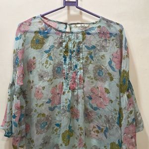 Floral Multicolour Printed Top