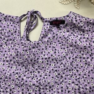 Ginger Purple Floral Top