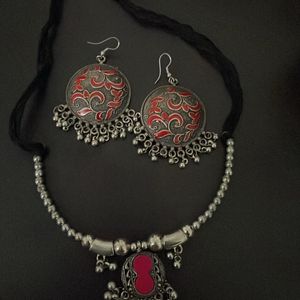 Oxidised Jewellery Set