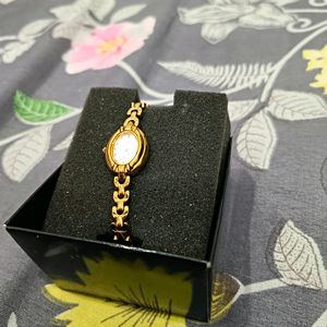 Timex Womens Watch Golden Chain