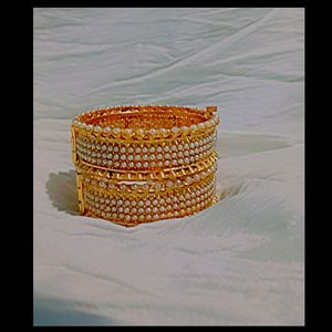 Set Of Bangles, Chain And Earings