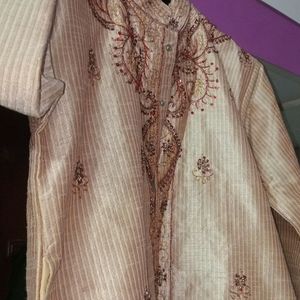 GOLDEN EMBROIDERY SHERWANI