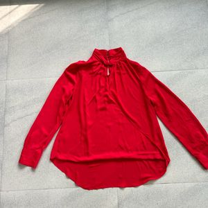 Cherry Colour Blouse