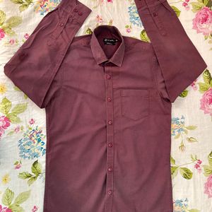 Men's Cotton Rich Formal Shirt (M)