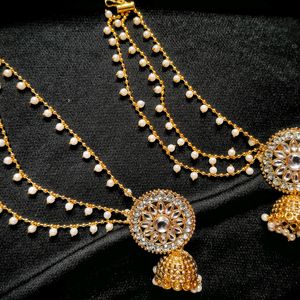 Earrings With Kaan chain