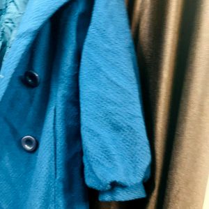 Blue Puffed Jacket