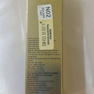 SWISS BEAUTY Real Makeup Base Highlighting Primer