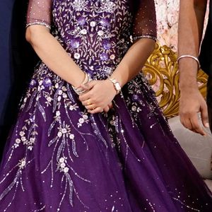 Purple lehenga