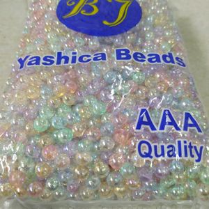 Mix Light Colour 8 Mm Half Kg Beads