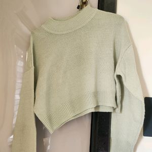 Light Green Woolen Top