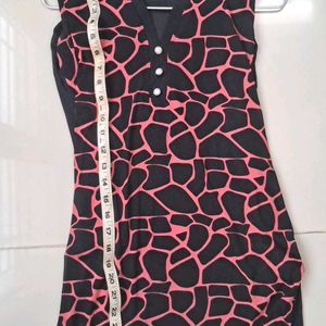 Fancy, Pebble Print, Black N Pink Fancy Top