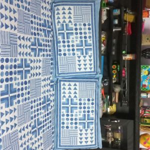 💯 Pure Cotton Jaipuri Print Bedsheet