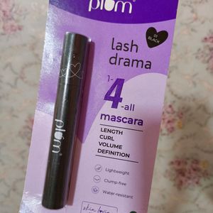 Plum Lash Drama 1-4-all Mascara Shade 01 Black