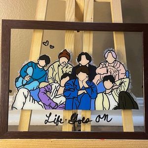 BTS Glass Painting