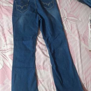 Basic Blue Bootcut Jeans