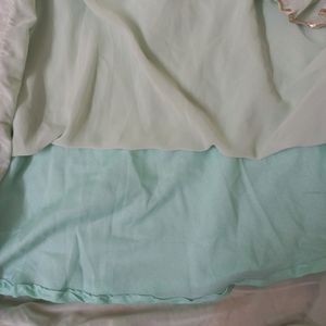 Pastel Green Long Skirt