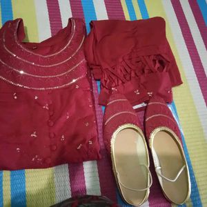 Meroon Dress Jutha Set Ramadan Offer