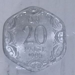 Paise 20 Coin