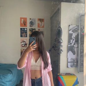 White And Pink Shirt