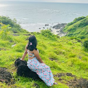 Floral Print Off- Shoulder Maxi Dress