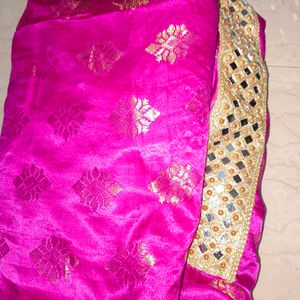 Pink Saree