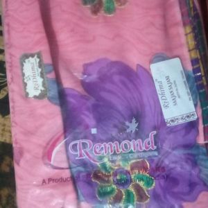 Pink Colour Georgette Saree