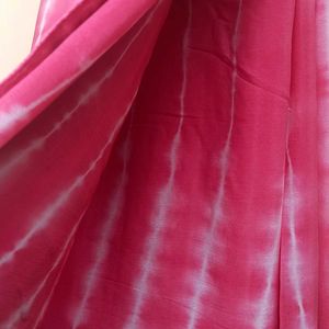 Lehariya Pink Saree With Border