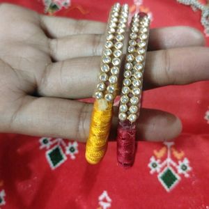 Red And Yellow Bangles