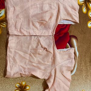 Peach Shimmer Blouse