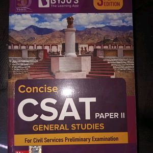 Consice CSAT Paper-ll General Studies 3rd Edition