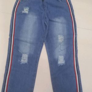 Trendy Denim Joggers For Women