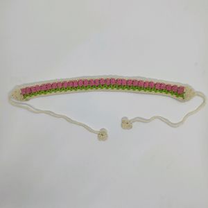 Combo Of Crochet Headband And Bracelet