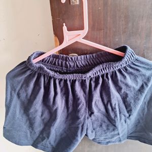 Solid Women Blue Regular Shorts