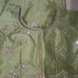 Saree With Stitched Blouse