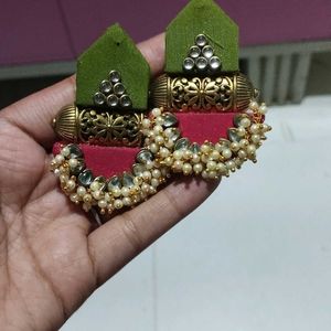 beautiful kundan earings