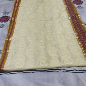 Beautiful  One Side Embroidery  Dupatta