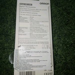 Omron Digital Thermometer Model MC-246