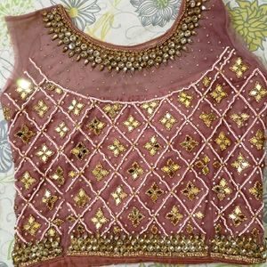 dropped more Price ❗Crop Top Lehenga With Dupatta