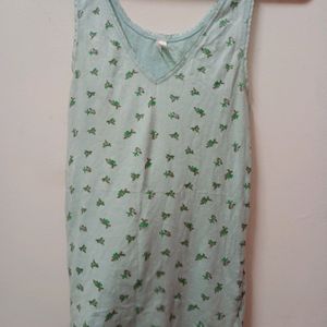 Vest Top With Lace Trim