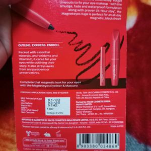 Combo Faces Canada Magnetic Eyes Kajal &Lipbalm