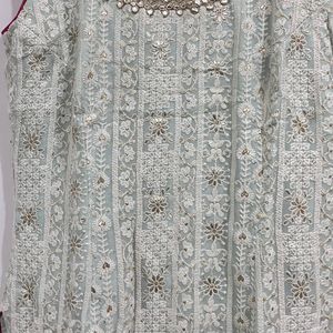 Women Mint Green Sharara Suit