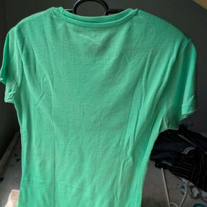 Green Casual Tshirt