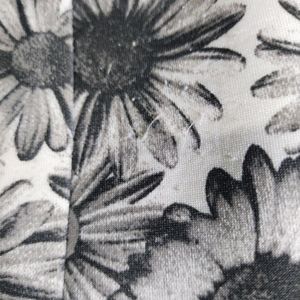Floral Design Mini Dress
