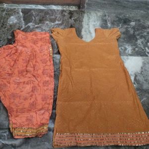 Chandan Colour Kurta Pant Sets.