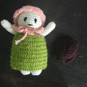 Crochet Doll With Keychain Or Without