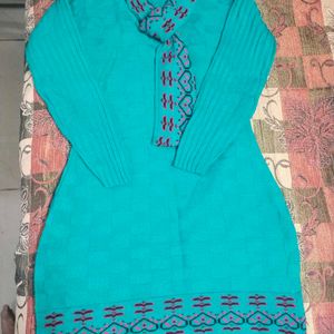 Woolen Short Kurti Heavy Wool Material