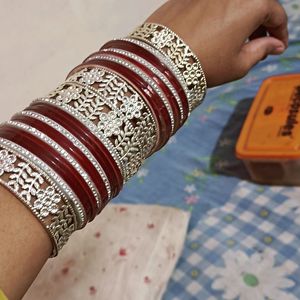 Maroon Colour Bridal Chuda