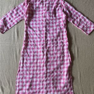 Checkered Pink Kurti