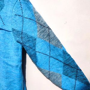 Blue Woolen Sweater